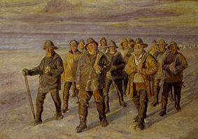 Return of the fishermen de Michael Peter Ancher
