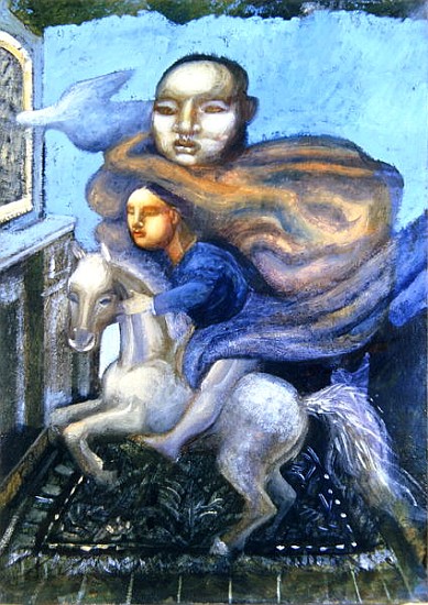 Her Personal Blue, 1998 (oil on canvas)  de Michael  Rooney