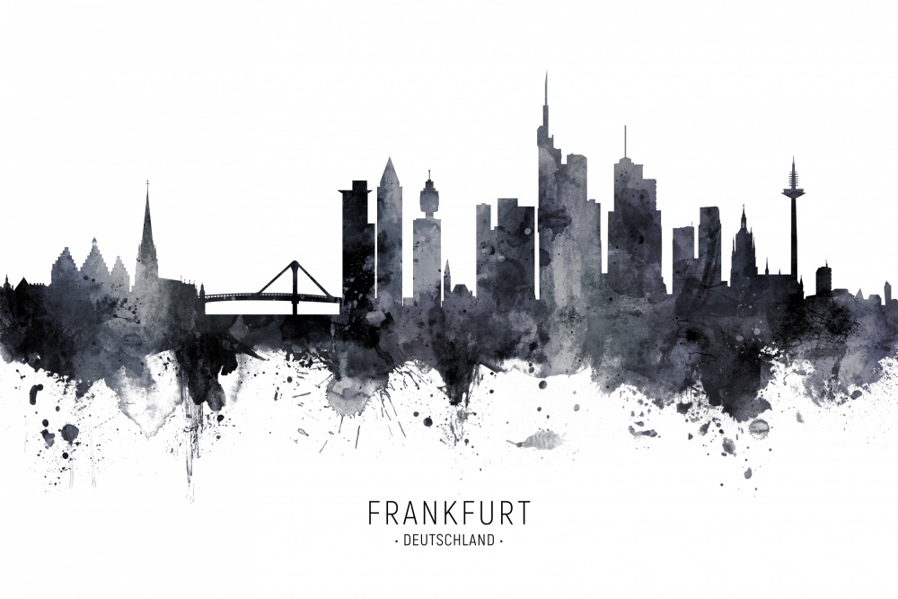 Frankfurt Germany Skyline de Michael Tompsett