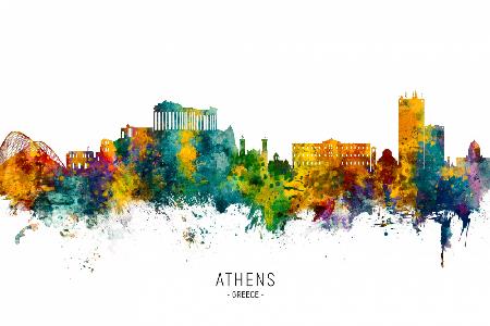 Athens Greece Skyline