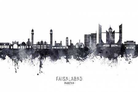 Faisalabad Pakistan Skyline