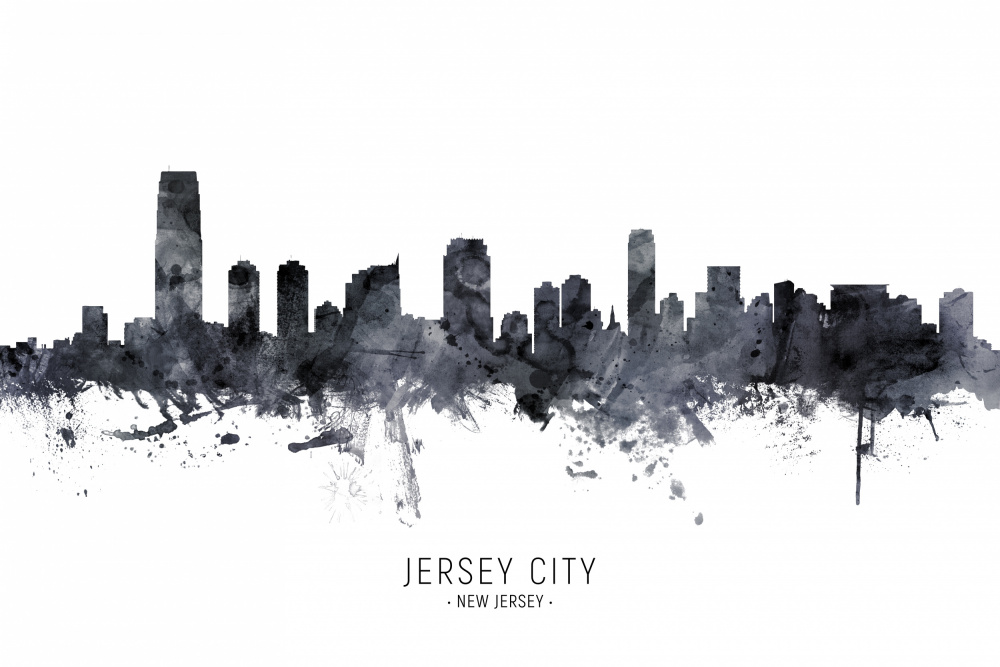 Jersey City New Jersey Skyline de Michael Tompsett