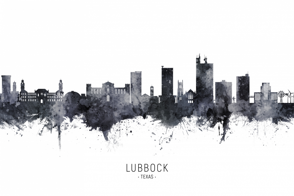 Lubbock Texas Skyline de Michael Tompsett