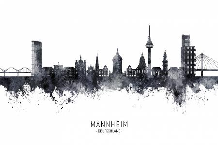 Mannheim Germany Skyline