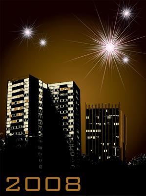 city fireworks de Michael Travers