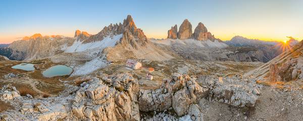 Drei Zinnen in Südtirol Panorama de Michael Valjak