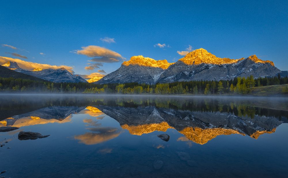 A Perfect Morning in Canadian Rockies de Michael Zheng