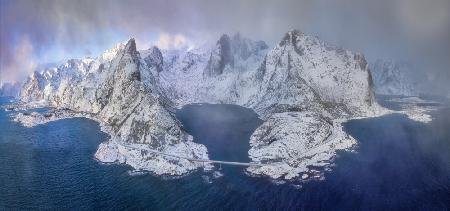 Lofoten: Amidst A Snow Storm