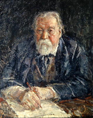 Portrait of the Composer Michail Ippolitov-Ivanov (1859-1935) 1934 (oil on canvas) de Michail Fyodorovich Shemyakin