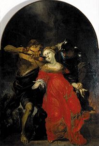 The martyrdom of the St. Apolonia de Michal Leopold Willmann