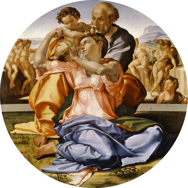 La Familia Sagrada de Miguel Ángel Buonarroti