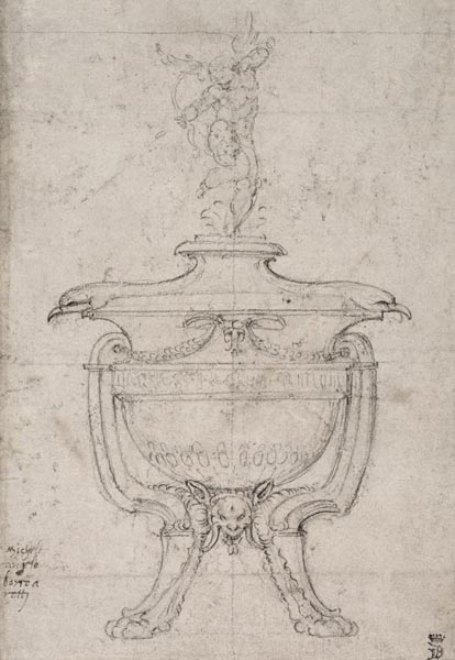 W.66 Decorative urn de Miguel Ángel Buonarroti