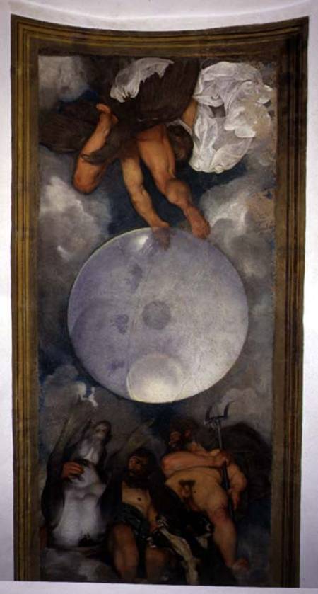 Allegory of the Elements, the Universe and Signs of the Zodiac de Miguel Ángel Buonarroti