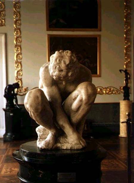 Crouching Boy, sculpture de Miguel Ángel Buonarroti