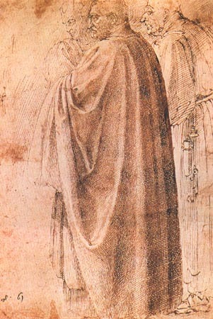 Copy to Masaccios Sagra del Carmine de Miguel Ángel Buonarroti