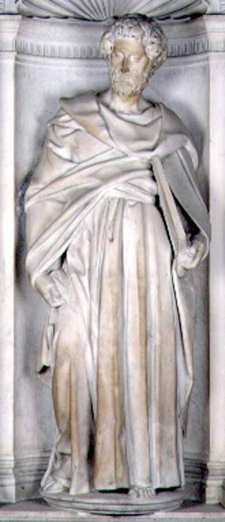 St. Peter, from the Piccolomini altar de Miguel Ángel Buonarroti