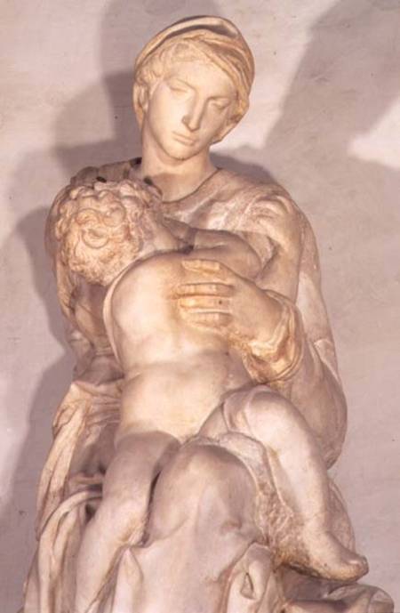 The Virgin and Child  (detail of 31544) de Miguel Ángel Buonarroti