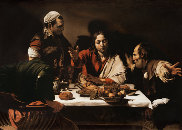 Supper at Emmaus de Caravaggio
