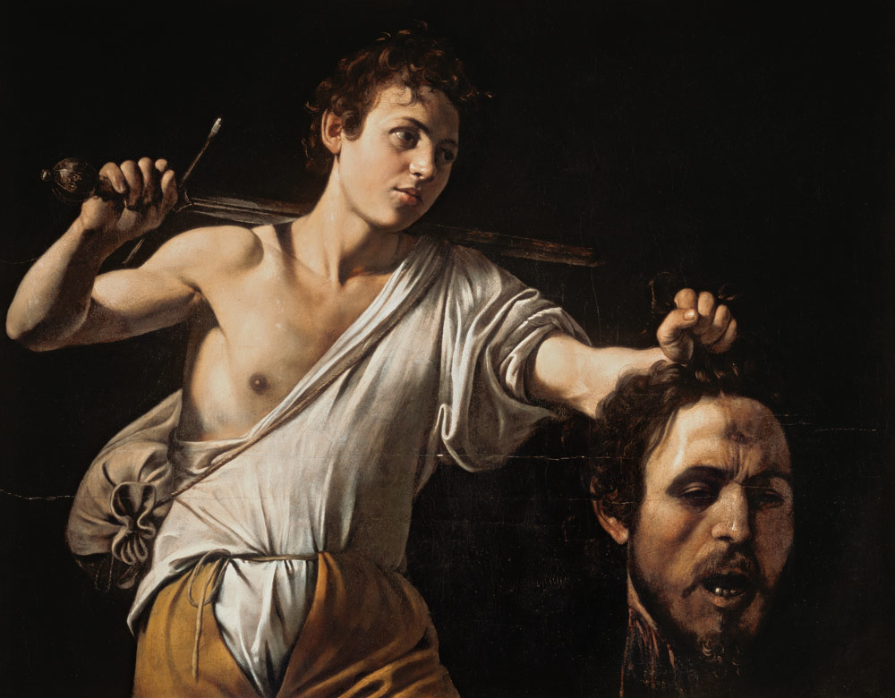 David with the Head of Goliath de Caravaggio

