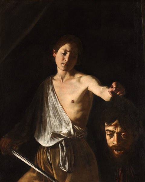 David with the Head of Goliath de Caravaggio
