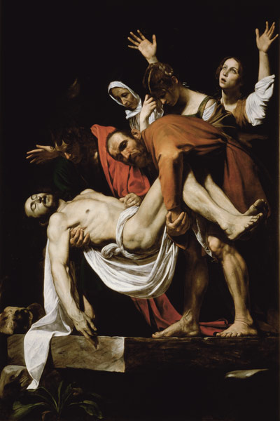 The Entombment of Christ de Caravaggio
