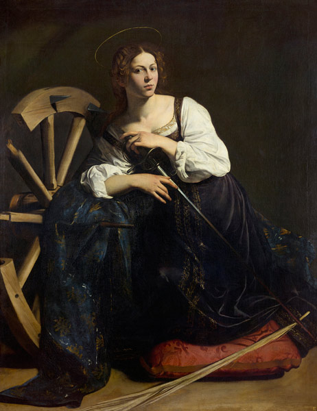 Saint Catherine of Alexandria de Caravaggio
