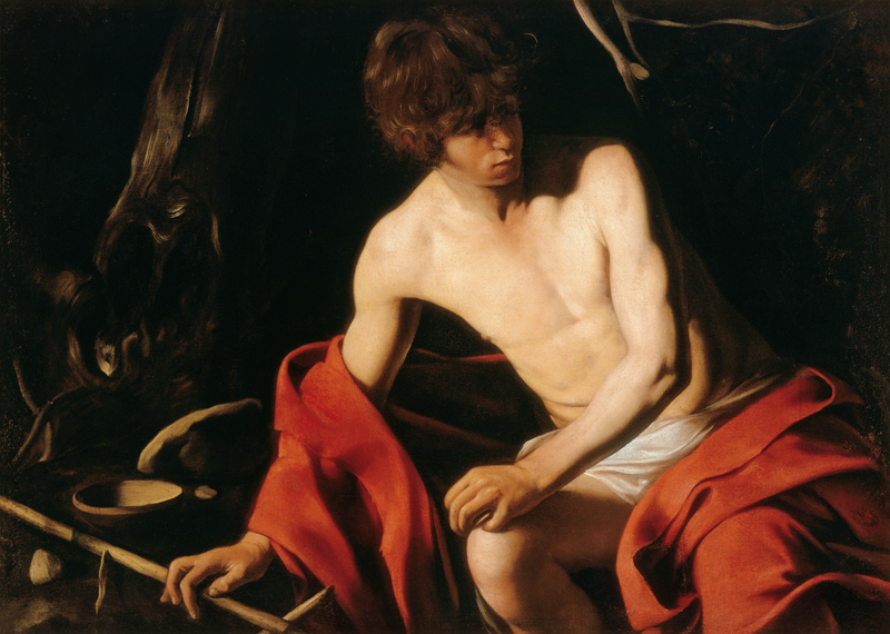 Caravaggio / John the Baptist / c.1603 de Caravaggio
