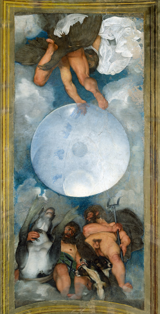 Jupiter, Neptune and Pluto de Caravaggio
