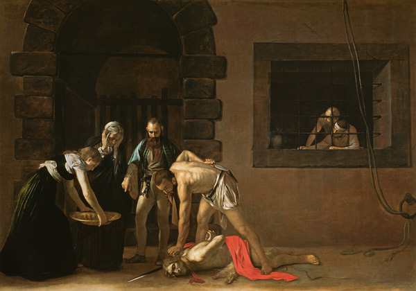 The Decapitation of St. John the Baptist de Caravaggio
