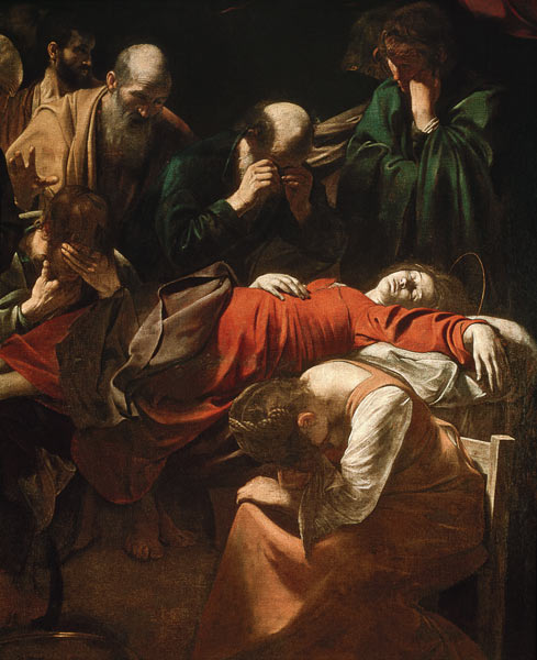 The Death of the Virgin de Caravaggio
