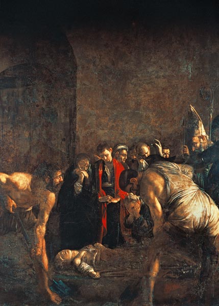 Caravaggio / Burial of St.Lucy / 1608 de Caravaggio
