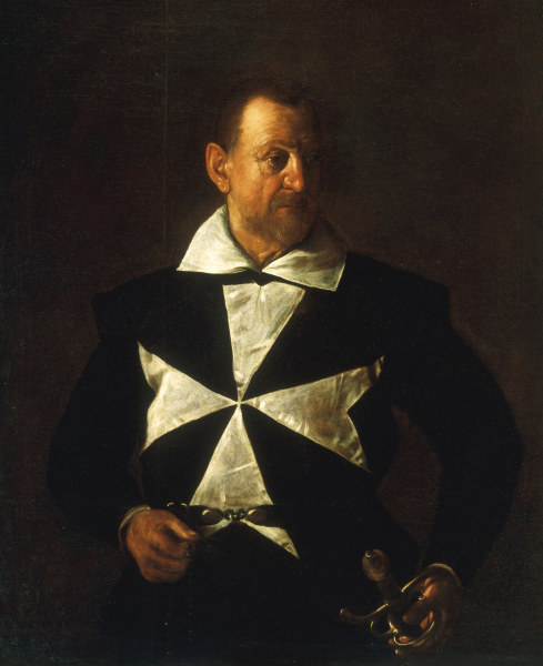 Caravaggio, Portrait of Knight of Malta de Caravaggio
