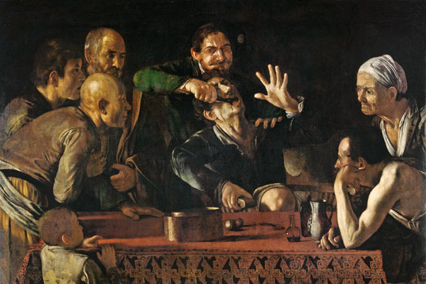 The Tooth Extraction de Caravaggio
