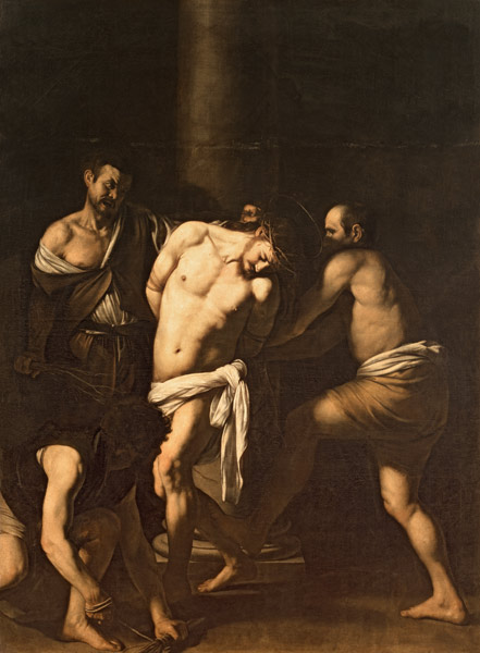 Caravaggio, The Flagellation of Christ de Caravaggio
