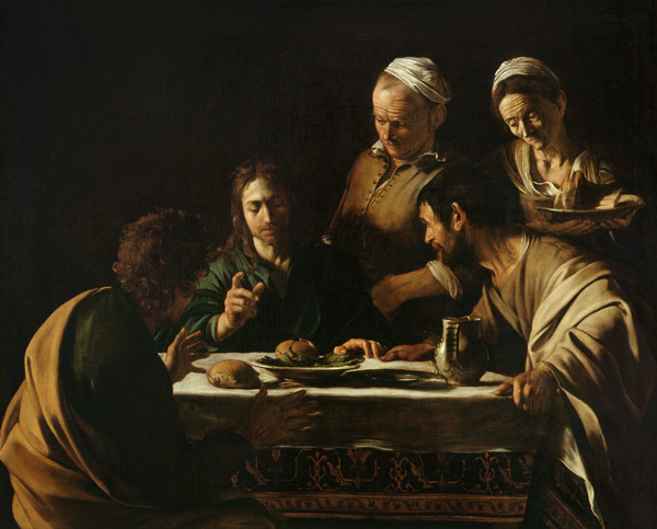 Cena de Emaús  de Caravaggio
