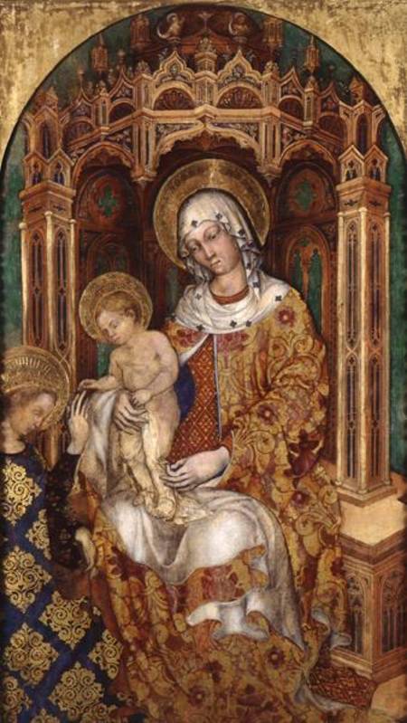 The Mystic Marriage of St. Catherine of Alexandria de Michele Giambono