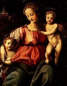 Madonna con niño y el joven Juan de Michele Tosini