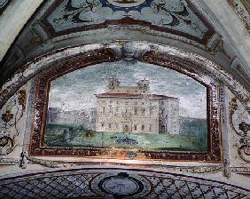 Detail of a fresco, Villa Medicea di Careggi (fresco)