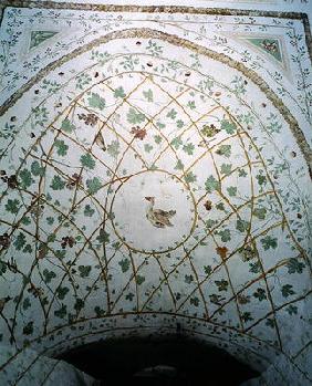 View of the vault of the cellar, Villa Medicea di Careggi (photo)