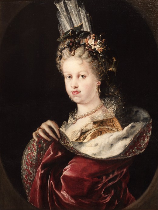 Portrait of Queen Maria Luisa of Savoy de Miguel Jacinto Melendez
