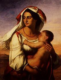 Italian with child. de Mihaly Kovacs