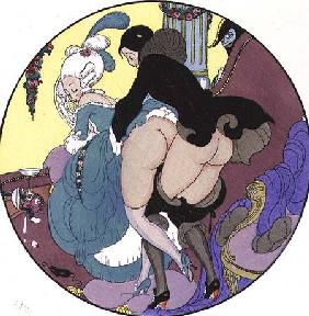 Teacher Assaulting His Pupil, plate 26 from The Pleasures of Eros