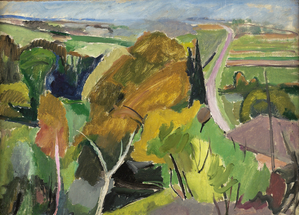 Autumn landscape, Lot et Garonne, c de Mildred Bendall