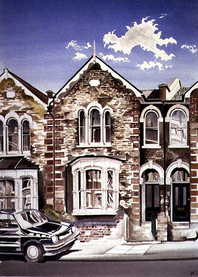 George Cragg''s Birthplace at Number 22, 1997 (w/c on paper)  de Miles  Thistlethwaite