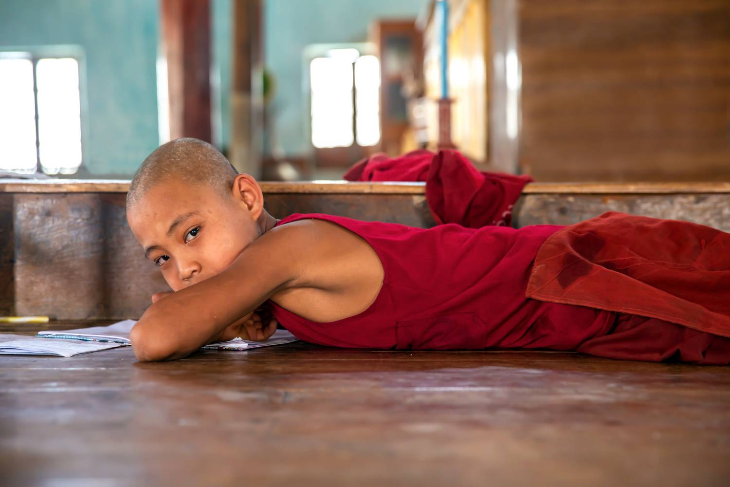 Buddhistischer Mönch in Myanmar, Asien de Miro May