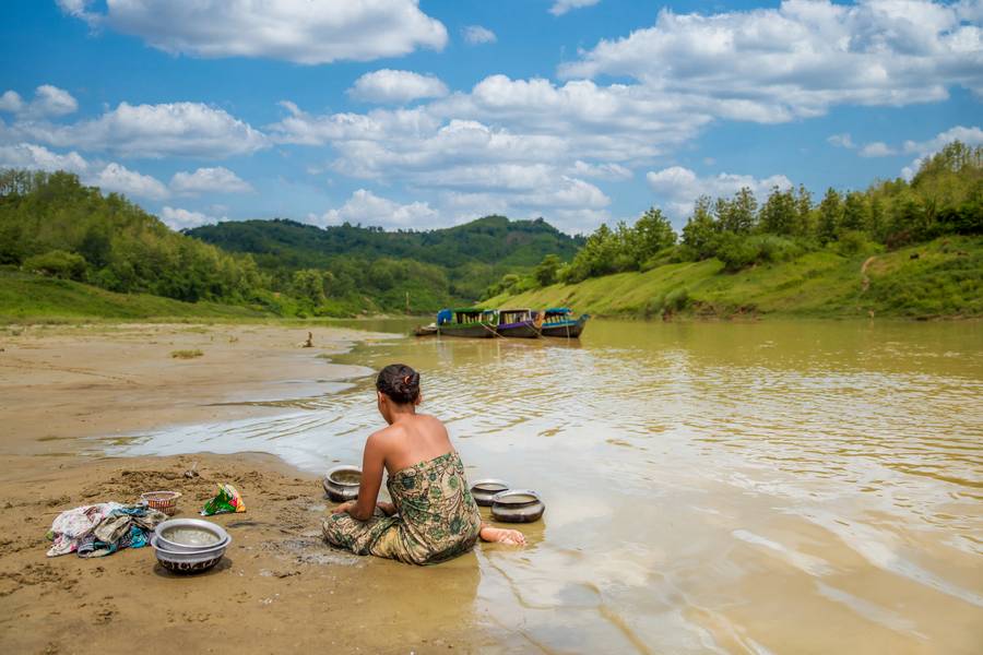 Leben am Fluss in Bangladesch, Asien de Miro May