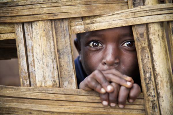 Porträt Kind in Äthiopien, Afrika de Miro May