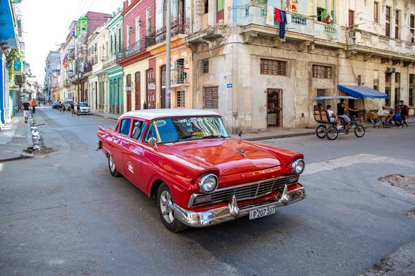 Street in Havana, Oldtimer, Cuba, Kuba de Miro May
