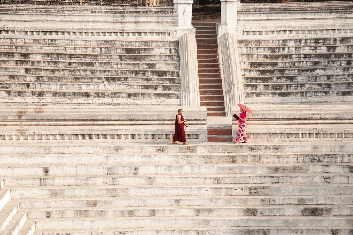 Tempel in Mandalay, Myanmar (Burma) de Miro May
