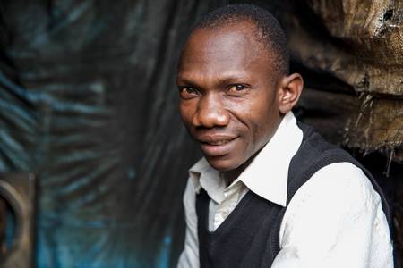 Mann in Nairobi, Kenia, Portrait Kenya
